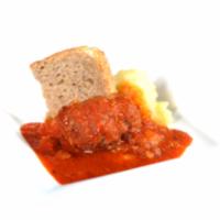Mario Ferrara - Ristorante Scaccomatto - Bologna “Polpette di pecora e capra in salsa di peperone e pomodoro”